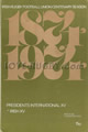 Ireland v Presidents XV 1974 rugby  Programmes